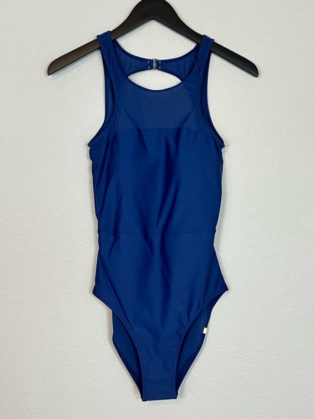 New! Summersalt Freestyle Scoopback One Piece Swimsuit in Belize Atlantic Blue 8 - Picture 3 of 9